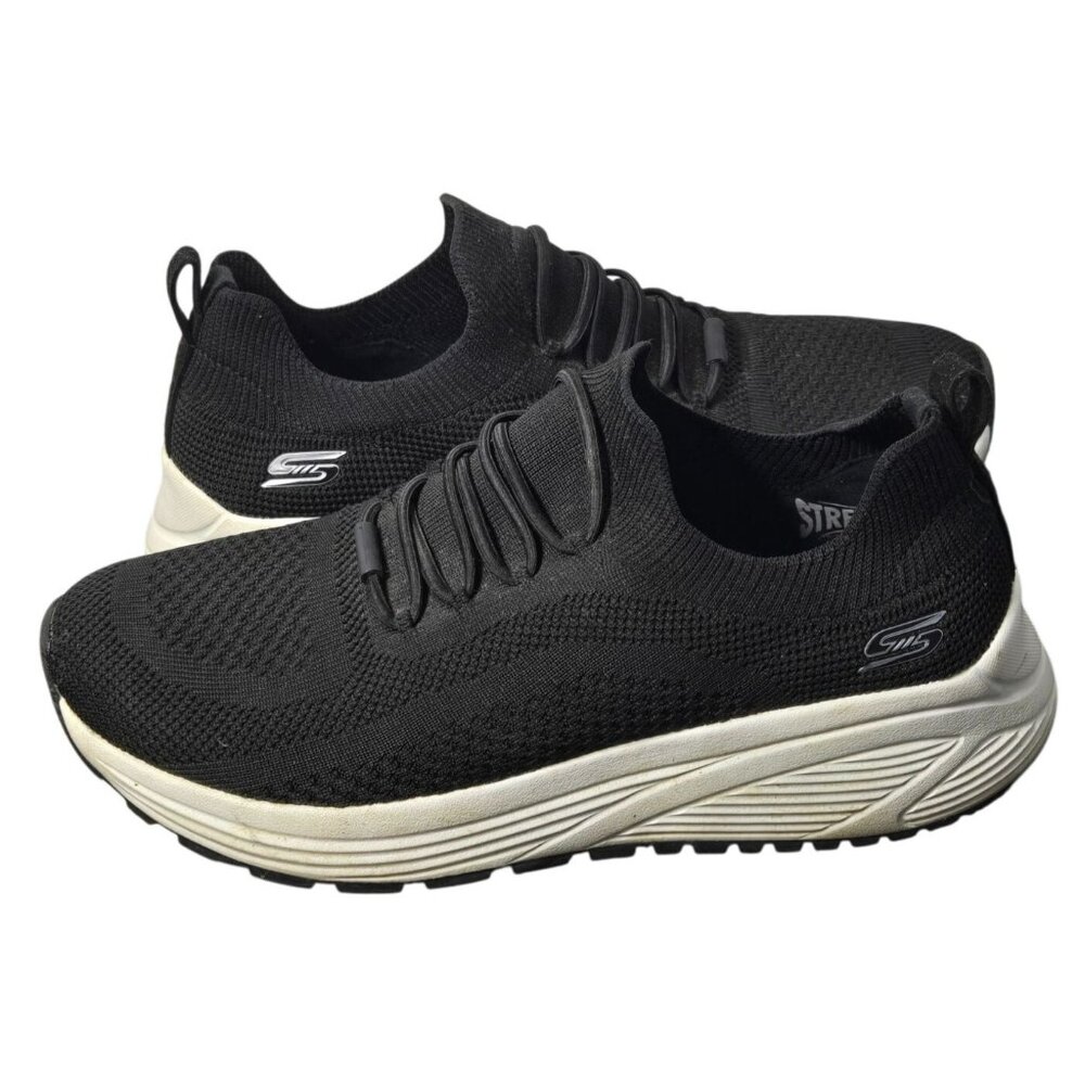 Skechers Womens Bobs Sparrow 2.0 Allegiance Crew Sneaker Size 10 Stretch Comfort
